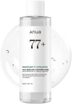 Anua Heartleaf 77 Soothing Toner I pH 5.5 Trouble Care, Calming Skin, Refreshing, Hydrating, Purifying, Cruelty Free, Vegan,(250ml / 8.45 fl.oz.)