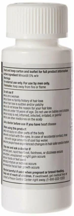 Kirkland 5% Minoxidil Hair Regrowth for Men – 6 Month - Image 3